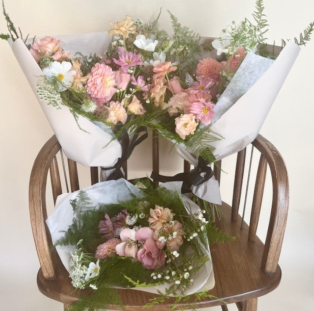 Paper Wrapped Bouquet
